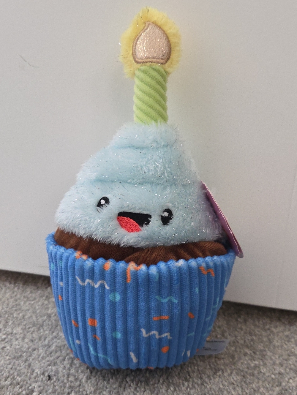 Gigglescape | 8" Blue Birthday Cupcake Stuffed Animal